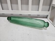 Antique Emerald Green Glass Rolling Pin picture