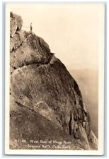 c1940's West Side Moro Rock View Sequoia National Park CA RPPC Photo Postcard picture
