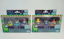 Set of 2 Among Us 3PC Articulated Mini Figures EJECTED EDITION  TOIKIDO picture