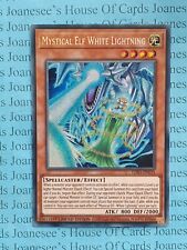 Mystical Elf White Lightning LDS3-EN135 Secret Rare Yu-Gi-Oh Card 1st Edit New picture