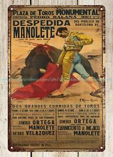 1945 Bullfighting Despedida Manolete, Plaza de Toros Monumental by C. RUANO picture