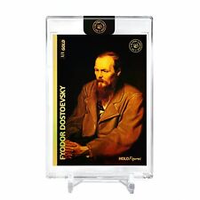 FYODOR DOSTOEVSKY The Novelist Card 2023 GleeBeeCo #FYTH-G Encased Holo GOLD 1/1 picture