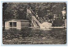 c1910's Kerksplash Cold Spring Hamilton IN, Tobbogan Water Slides  Postcard picture