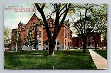Auburn NY-New York, Central Grammar & High School, Vintage c1910 Postcard picture