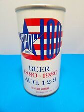 TRIPOLI IOWA 100 YEARS 1880 - 1980 STRAIGHT STEEL STAY TAB BEER CAN #130-37 picture