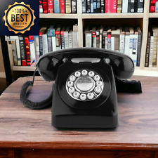  Vintage Telephone Classic Retro  Style Cord Phone with Push Button Old Fashione picture