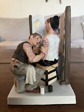 Vintage Norman Rockwell The Tattoo Artist Figurine picture