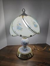 Vintage Blue Flowers Touch Lamp, 6 Panel touch lamp 15