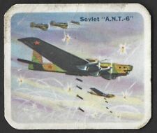 1940s SOVIET A.N.T.-6 Airplane CRACKER JACK Lowney Planes V407 WW2 Card picture