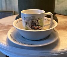 VINTAGE THOMAS THE TANK ENGINE & FRIENDS WEDGWOOD BOWL CUP PLATE EGG CUP picture