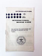 Introduction to the International Morse Code Boy Scouts of American Booklet 1948 picture