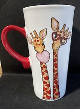 Belle Madison Large/Tall Giraffe & Hearts Mug picture