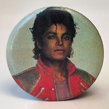  Vintage 1983 MICHAEL JACKSON pin Thriller button 1.25