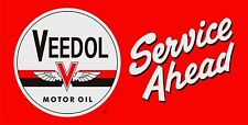 VEEDOL MOTOR OIL SERVICE AHEAD 24