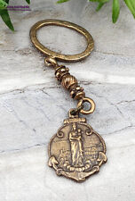 Stella Maris Anchor Nautical One Hail Mary Bronze Key Chain Finger Chaplet picture