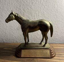 VTG 1989 AQHA Open Grand Champion Mare Quarter Horse Trophy Corsicana Texas RARE picture