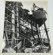 World War II 1944 Guam Steel Framework Agana Power Plant US Marine Corp Photo picture