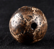Mystic old pumtek  dzi/bhaisajyaguru/ ''evil eye'  bead with  reach patina #6465 picture