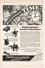 1929 Addressograph Co. Automatic Address Label Machines art Vintage Ad  picture