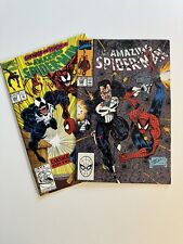 Amazing Spider-Man #330 And 362  Carnage Punisher  Marvel Comics 1992 - Lot of 2 picture