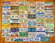 50 State Set of License Plates + USVI, DC, and American Samoa - Craft Condition picture