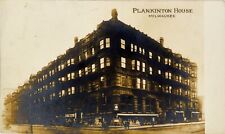PLANKINTON HOUSE MILWAUKEE WISC REAL PHOTO POSTCARD UNDIVIDED BACK 1907-1909 picture