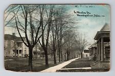 Montpelier OH-Ohio, E. Main Street, Bear Trees & Houses, Vintage Postcard picture