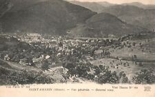 Paris France, General View of Saint Amarin Alsace, Mountains, Vintage Postcard picture