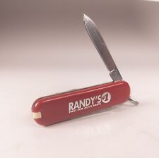 RANDY'S AUTO PARTS Logo Victorinox Escort Swiss Army Knife Red 58mm picture