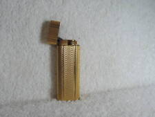 Wave pattern Cartier oval gas lighter gold color spark confirmed picture