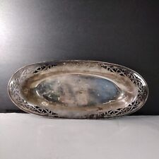 Bread Plate Silver Plate cut out 13