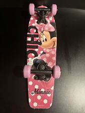 Disney  It’s All About Minnie Pink Flower Skateboard By Bravo Sports 21” NWT picture