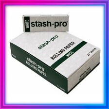 Stash Pro1 1/4 Ultra Thin Rice Rolling Paper 40 paper Full Box 25pk 1.25 Queen picture