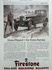 Firestone Tire Ad 1925, 