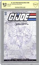IDW G.I. Joe 246 CBCS 9.2 Signed File Copy From Larry Hama's Personal Collection picture