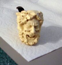 Vintage Meerschaum Tobacco Pipe Greek God - 