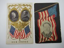 1908 US Presidential Campaign Wm H Taft  &James Sherman 2 Political Post Cards picture
