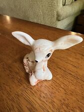 Alaska Ceramic Clay Handmade Deer Fawn Figurine Small Miniature 2.5” Sculpture picture