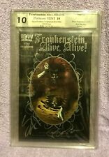 FRANKENSTEIN ALIVE ALIVE #1 Not CGC PGX SS 10 Gem SIGNED BERNIE WRIGHTSON NILES picture
