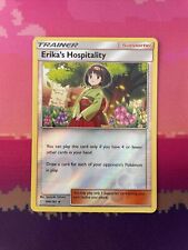 Pokemon Card Erika's Hospitality Team Up Reverse Holo Rare 140/181 Near Mint  picture
