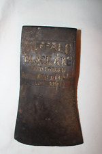 Vintage Buffalo Black Axe Hand Forged Axe Head Buffalo Wholesale Hdw. Co. NY picture