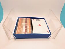 Vintage Playing Cards Deck Sealed USIR Stamp Unique Flip Top Plastic Case picture