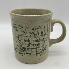 Robin Hood Sherwood Forest Stoneware Coffee Mug Made In England picture