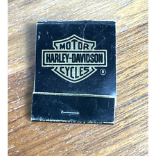 Vintage Harley Davidson Matchbook Unstruck Lee Wood Carrollton Texas Motor Cycle picture