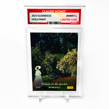 WOMAN IN THE GARDEN (Claude Monet) Painting Card 2023 GleeBeeCo Holo #WB97-L /49 picture