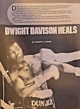 1980 Boxer Dwight Davison illustrated picture