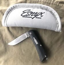 Esnyx Beer Buster Jr Slipjoint - Black Micarta Handle / Hand Rubbed M390 picture