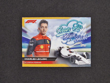 2022 Topps Flagship Formula 1 F1 Charles Leclerc Insert CABS Gold Refractor 5/50 picture