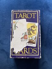 Vintage Tarot cards 1987 edition A.E. Waite Pamela Coleman Smith by Rider&Co OOP picture