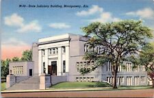 State Judiciary Building, Montgomery, Alabama- 1951 Linen Postcard picture